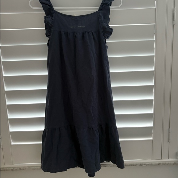 Universal Thread Dark Blue Ruffle Mini Dress - Picture 3 of 4